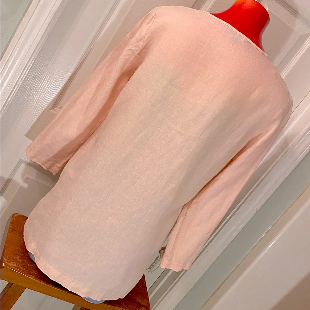 Ellen Tracy Soft Pink Top
